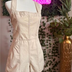 Zenana Outfitters Cream Jumpsuit